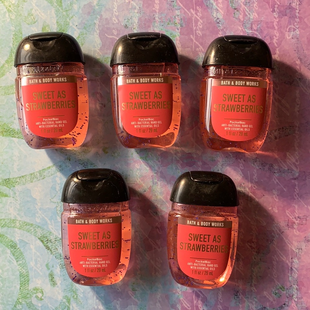 Bath & Body Works PocketBac - 5pc - Sweet as Strawberries